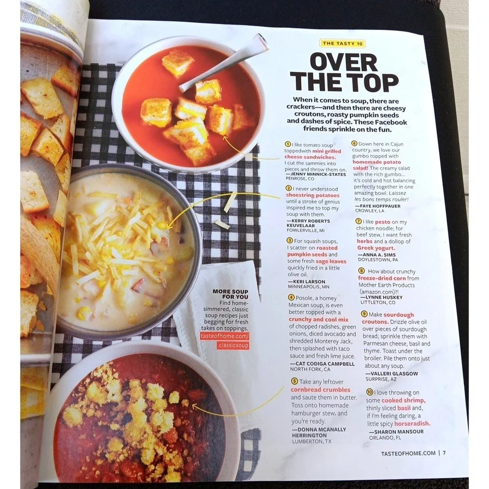Taste of Home Soups & Stews 2020 Magazine 121 Recipes Instant‎ Pot Vegetarian